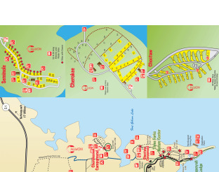 Preview of View Sequoyah State Park RV Camping Area Map